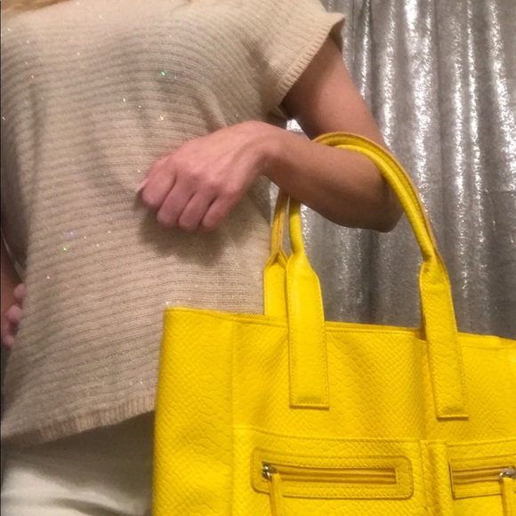 Neiman Marcus snake embossed tote - Picture 4 of 5